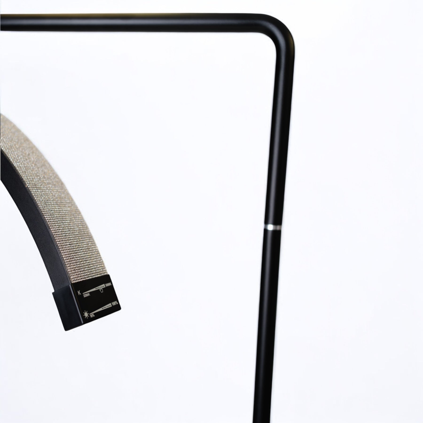 Lámpara Estética Media Luna Diamante 28” – Luz LED Profesional | RJ Moon Pro