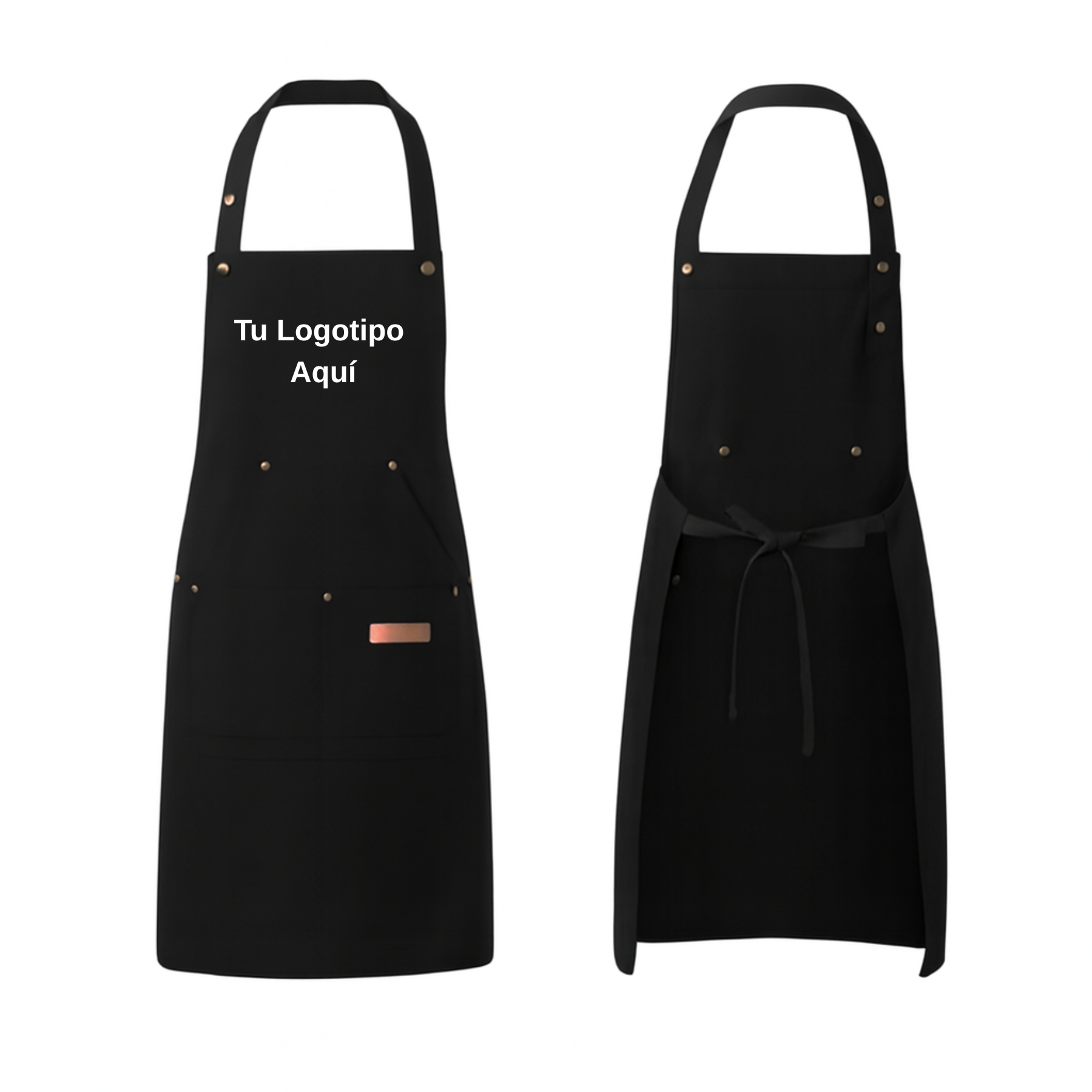 Delantal con logotipo personalizado