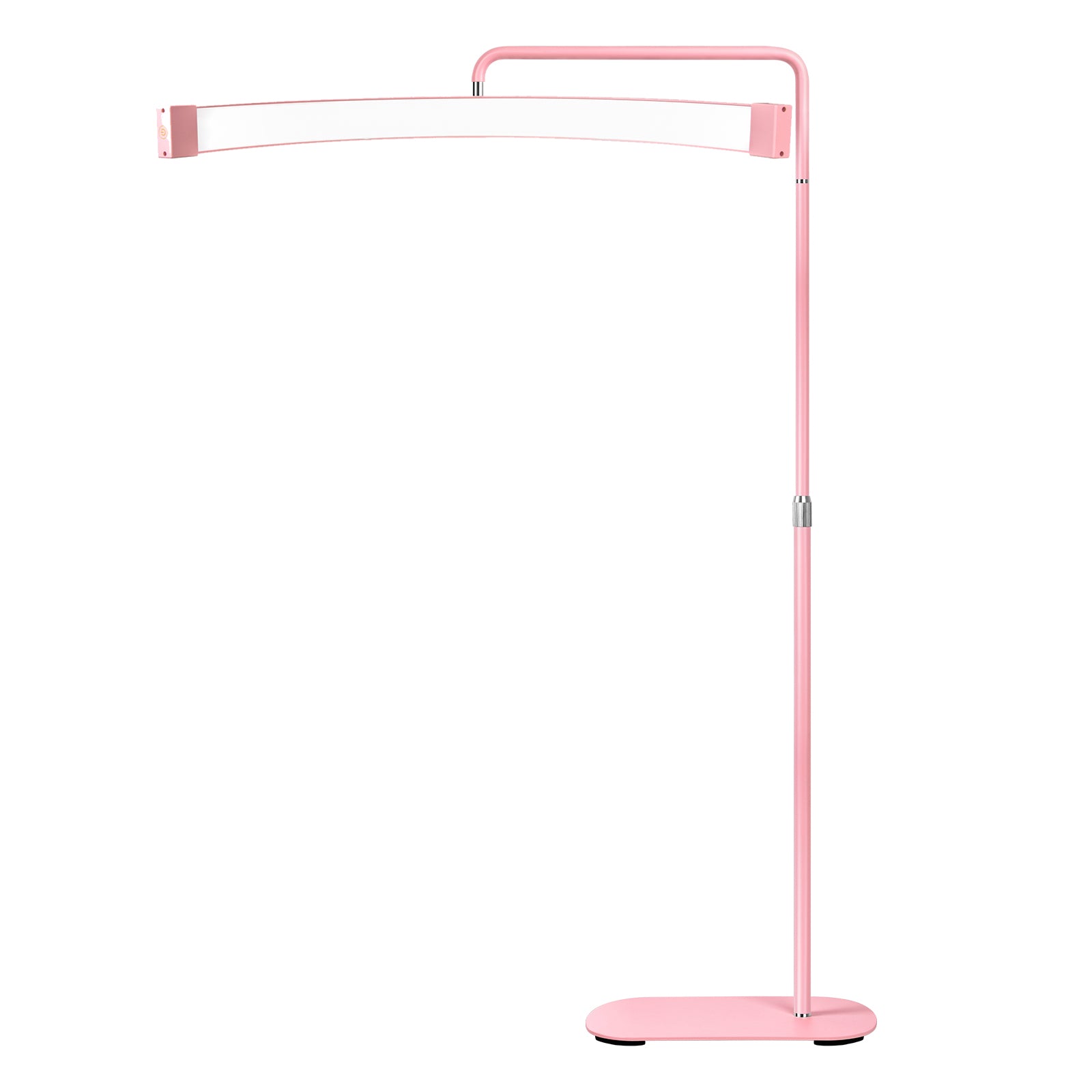 Lámpara multiángulo
media luna rosa para salones modernos