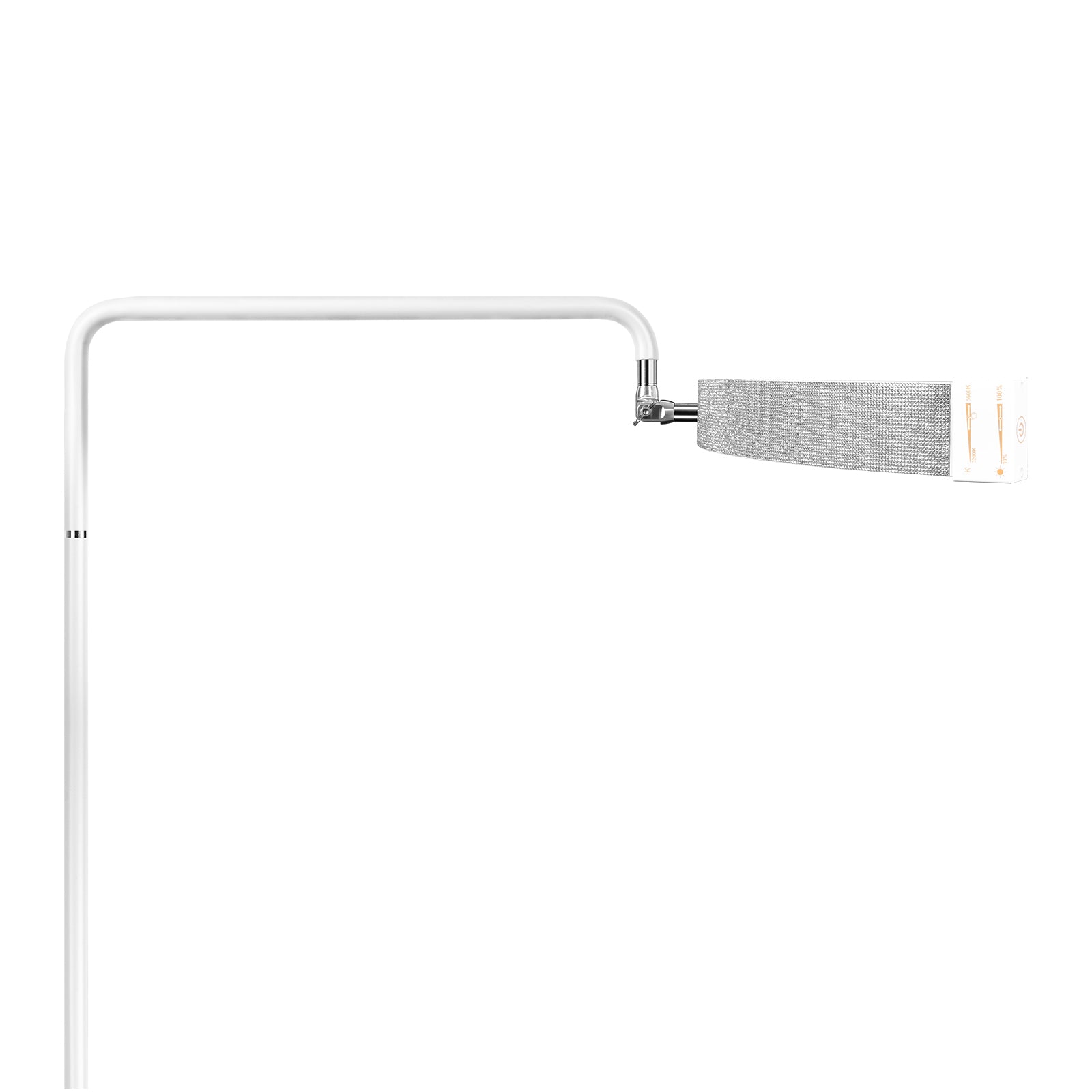 Lámpara Profesional Media Luna Multiángulo 28” Diseño Diamante – Luz Estética de Alta Precisión | RJ Moon Pro X