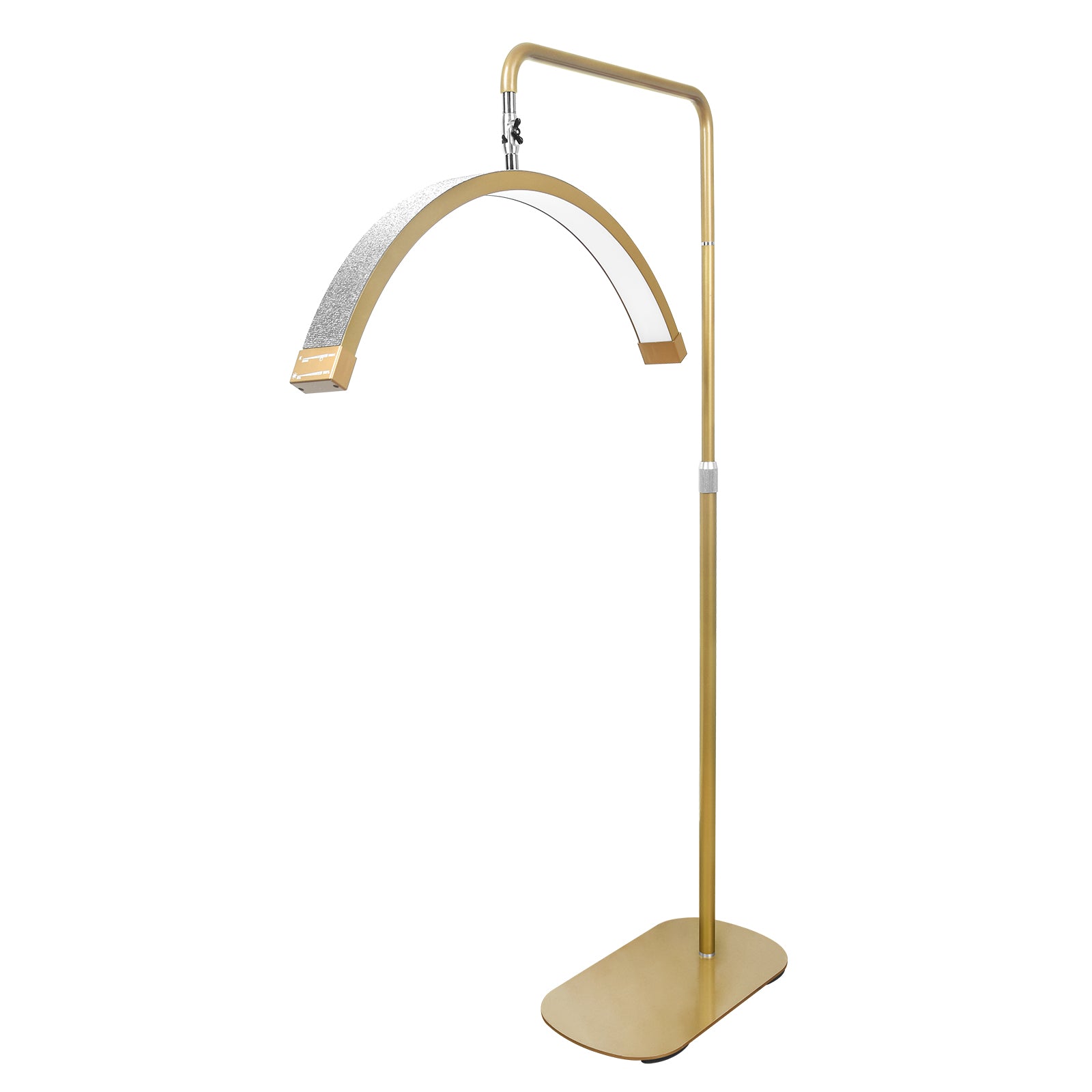 Lámpara Profesional Media Luna Multiángulo 28” Diseño Diamante – Luz Estética de Alta Precisión | RJ Moon Pro X