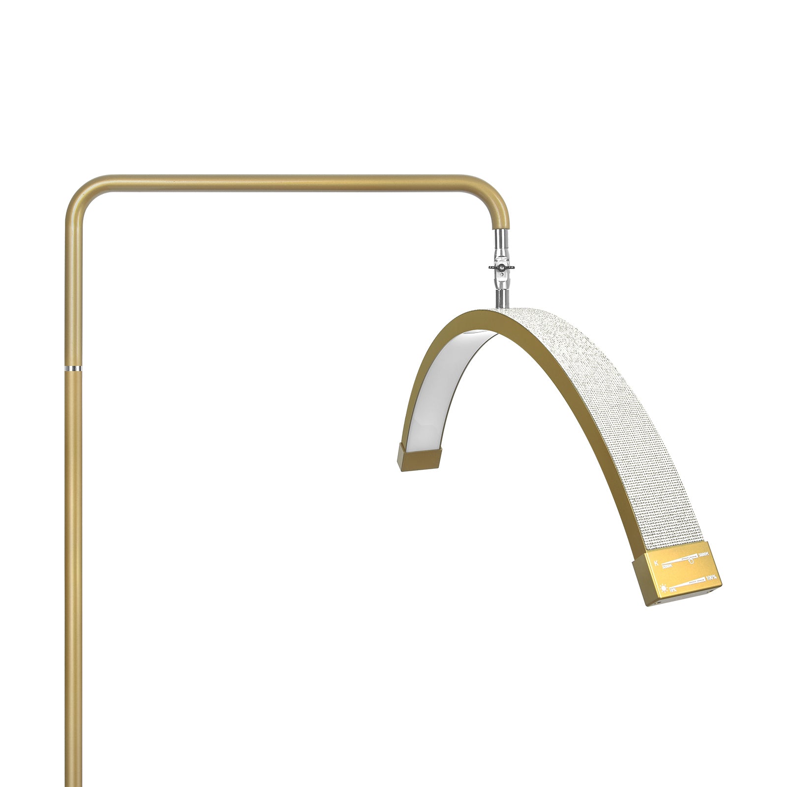 Lámpara Profesional Media Luna Multiángulo 28” Diseño Diamante – Luz Estética de Alta Precisión | RJ Moon Pro X